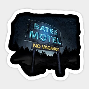 Bates Motel Sign Sticker